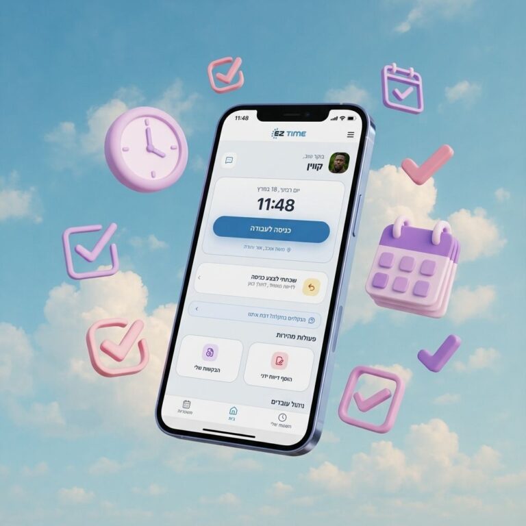 מערכת הנוכחות באפליקציה